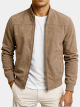 Men's Suede Leather Jacket – Timeless Elegance and Refined Style