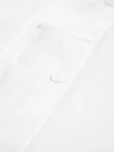 Women's oversized shirt with front tie belt and long sleeves