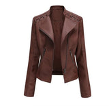 Women's Genuine Lambskin Leather Jacket | Concealed Zipper
