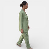Women's Blazer and Wide Leg Trousers Set
