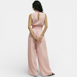 Women's Sleeveless Cotton Linen Set