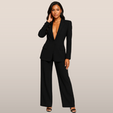 Women's Fall Costume Set - Blazer and straight pants