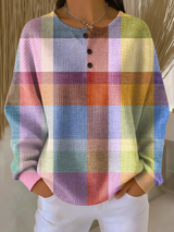 Warm Waffle Knit Women's Sweater | Comfort & Softness
