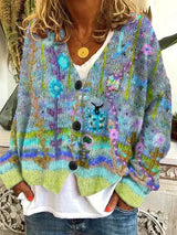 Elegant Retro women's cardigan