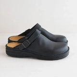 Comfortable Leather Slip-On Clogs - Elegant and Durable