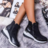 Women's orthopedic leather booties : Lisa