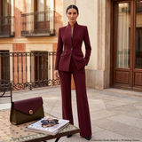Women's Elegant Suit Set | Professional Jacket and Trousers