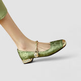 Stylish orthopedic shoes with ergonomic sole and round toe for women, comfortable and versatile for office or everyday wear