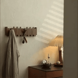 Piano-Shaped Wooden Coat Rack | Elegant Design | Durable Wood