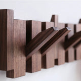 Piano-Shaped Wooden Coat Rack | Elegant Design | Durable Wood