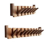 Piano-Shaped Wooden Coat Rack | Elegant Design | Durable Wood