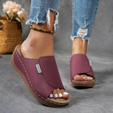 Open-Toe Mesh and Leather Sandals with Arch Support | Ideal for Summer