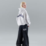 Oversized Hoodie with 'With Love' Print