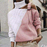 Short sweater with turtleneck