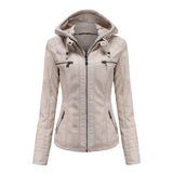 Sporty jacket made from eco-leather