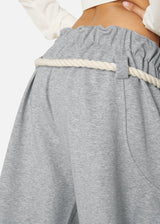 Women’s Barrel Baggy Leg Sweatpants with Elastic Loop Waist