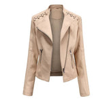 Women's Genuine Lambskin Leather Jacket | Concealed Zipper