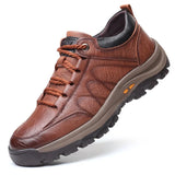 MEN'S LEATHER ORTHOPEDIC SHOES