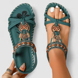 Women's Orthopedic Sandals with Arch Support, Decorative Straps, and Cushioned Insole