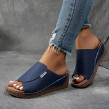 Open-Toe Mesh and Leather Sandals with Arch Support | Ideal for Summer