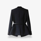 Tweed - Blazer tailliert geschnitten - Cecile LavelleSchwarz