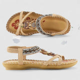 Women's Orthopedic Sandals with Arch Support, Decorative Straps, and Cushioned Insole