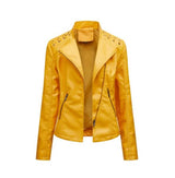 Lamb leather jacket for autumn