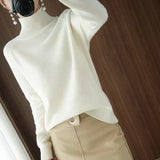 Women's sweater with turtleneck