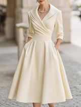 Satin Midi Dress