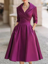 Satin Midi Dress