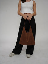 Soft Suede Shoulder Bag