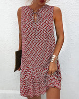 Elegant Sleeveless Dress with Tummy Coverage