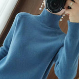 Women's sweater with turtleneck