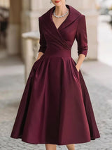 Satin Midi Dress