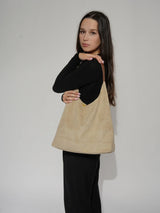 Soft Suede Shoulder Bag