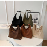 Soft Suede Shoulder Bag