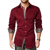 Men's Paisley Print Shirt | Comfortable Fit | Business & Casual