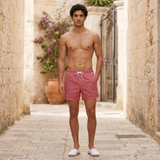 Men's Swim Shorts – Quick Dry Striped Design