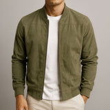 Men's Suede Leather Jacket – Timeless Elegance and Refined Style