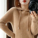 Women's Cashmere hooded sweater