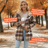 Teddy Bear Cozy Flannel Jacket