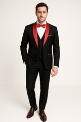 Men's 3-piece slim fit suit set | Elegant suit for formal occasions