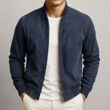 Men's Suede Leather Jacket – Timeless Elegance and Refined Style
