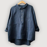 Relaxed Linen Blouse