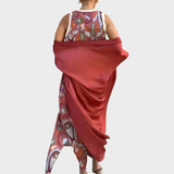 Two-Piece Dress and Kimono Set