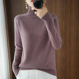 Women's sweater with turtleneck