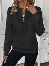 Elegant knitted sweater for autumn