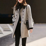 Long winter trench coat for women | Long sleeves