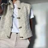 Elegant sleeveless cardigan for Women