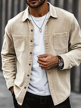 Men's Corduroy Shirt | Relaxed Fit | Casual & Smart